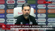 İlhan Palut: Son periyottaki aldığımız puanlarla güvenli bir yerdeyiz