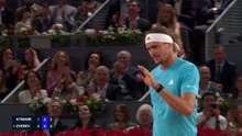 Zverev sees off Atmane despite late wobble