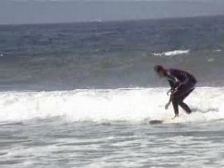 surfing santa monica