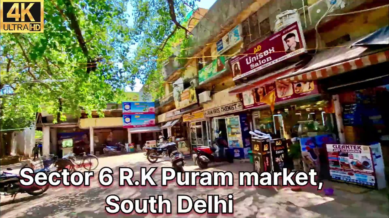 Beyond the Malls: Exploring the EverGreen Markets of RK Puram sector  6 ,South Delhi (4K)
