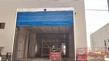 What safety features are included in flexible doors?