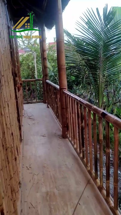 Thi công nhà tre mái lá cho nhà chùa tại Hà Nam - Tre Trúc Ngọc Dương