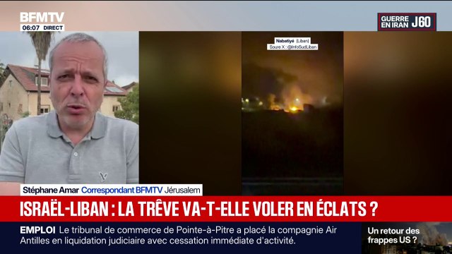 Guerre au Moyen-Orient: des frappes israéliennes font quatre morts dans le sud du Liban