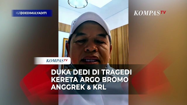 Duka Dedi Mulyadi Soroti Taksi Listrik di Tabrakan Kereta Argo Bromo Anggrek & KRL