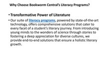 Why Choose Bookworm Central’s Literacy Programs