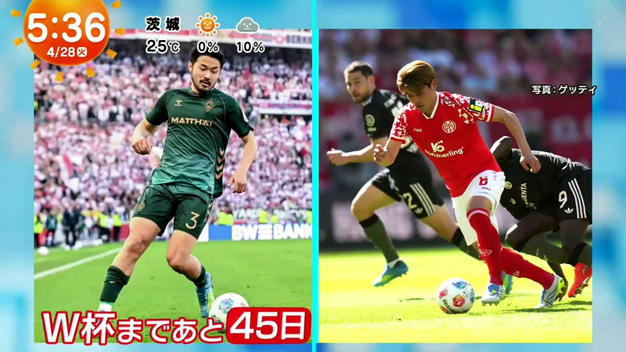 めざましテレビ   動画　2026年04月28日 動画 8tsu