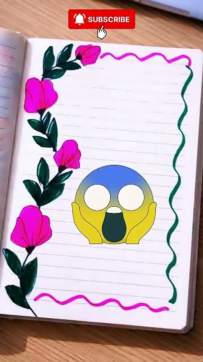 Stunning Front Page Idea 🌈 Art ✏️ #shortsyoutube  #frontpage #shorts