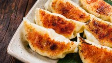 What Gives Pork Gyoza Their Golden Crust?