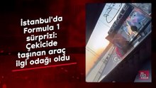 İstanbul'da Formula 1 sürprizi: Çekicide taşınan araç ilgi odağı oldu