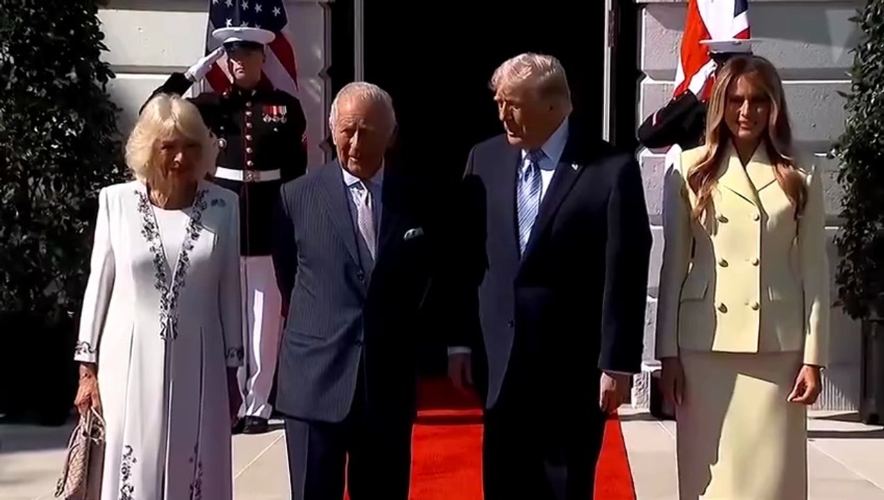 Britain’s King Charles Begins US State Visit, Meets President Trump | Historic Diplomatic Talks