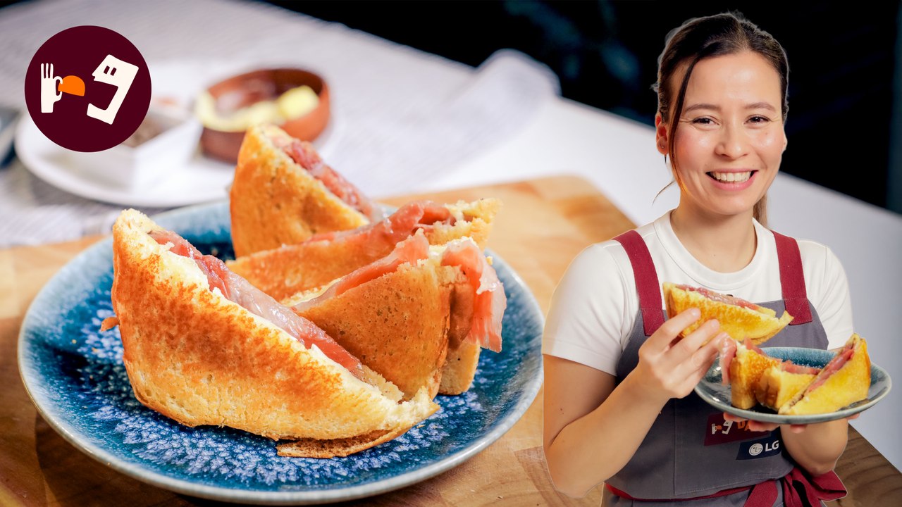 Bikini Gourmet de Ibérico, Brie y Trufa