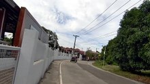 Curve Road on San Miguel Road in Calasiao, Pangasinan, Philippines