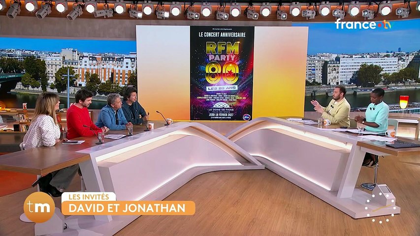 David et Jonathan reformés : "On n'avait pas chanté ensemble depuis 30 ans"