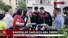 Antalya'da kaza geçiren kardeşler sağlık ekibine direndi