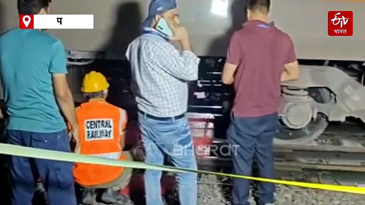 पुणे रेल्वे स्थानकाजवळ मुंबई-सोलापूर वंदे भारत ट्रेन रुळावरून घसरली