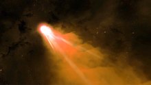 What makes this asteroid's rare tail so distinct