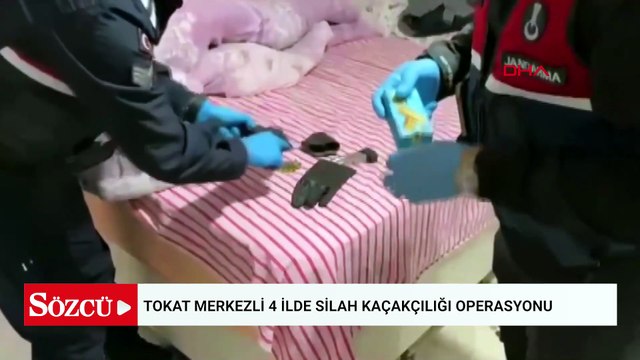 Tokat merkezli 4 ilde silah kaçakçılığı operasyonu: 44 gözaltı