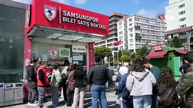 Samsun’da şampiyonluk maçı heyecanı: Biletler için kuyruk oluştu | Ajansspor | IHA
