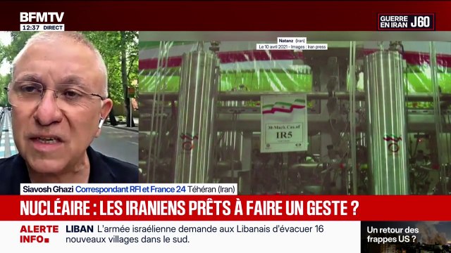 Guerre au Moyen-Orient: l'Iran n'envisagerait pas d'abandonner son programme nucléaire, mais peut suspendre l'enrichissement d'uranium