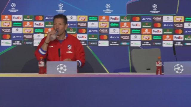 Rueda de prensa de Simeone previa al Atlético de Madrid vs. Arsenal FC
