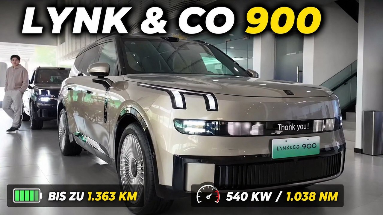Lynk & Co 900 Fünfsitzer: Premium SUV mit bis zu 1038 Nm