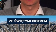 Kibice Lecha przygotowali baner św. Piotra i Pawła