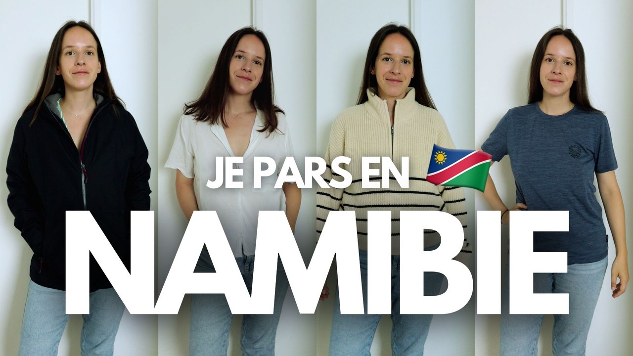 TOUT CE QUE J'EMPORTE POUR MON VOYAGE EN NAMIBIE 🇳🇦 Vêtements, équipement, pharmacie & divers