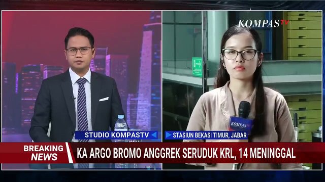 14 Korban Meninggal Kecelakaan Kereta Api di Bekasi Timur, 5 Jenazah Teridentifikasi