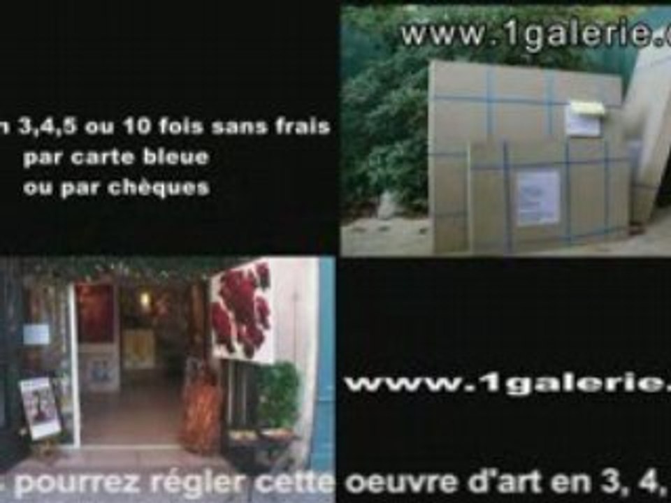 Mon coeur s'envole réf:2031 ADAOUST toile originale cotée