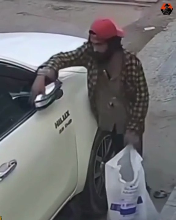 Incredible footage captured by surveillance cameras