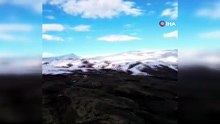 Ağrı'da iki mevsim bir arada