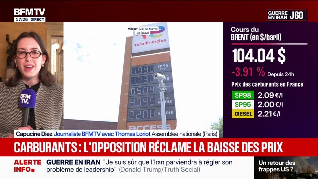 Carburants: le SP98 est passé à 2,09 euros le litre, l'opposition réclame la baisse des prix