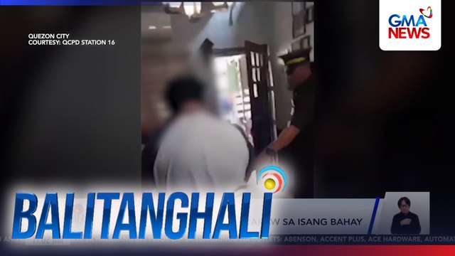 Lalaki, naaktuhang nagnanakaw sa isang bahay | Balitanghali