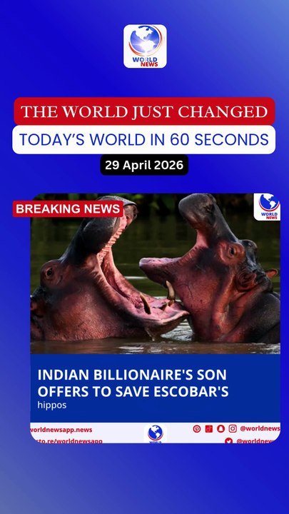 Indian billionaire's son offers to save Escobar's hippos