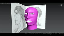 Ponikarovsky: 3DS MAX Practice Polygon Modeling Head Model Video #55 (04-28-2026)