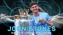 John Stones - Man City Career in Numbers