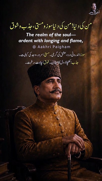 Apne Mann Mein Doob Kar Pa Ja Suragh-E-Zindagi - Allama Muhammad Iqbal - Urdu Poetry - Aakhri Paigham