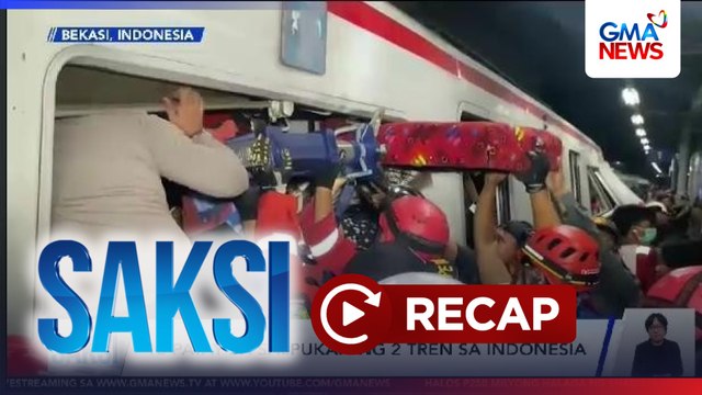 Saksi: (Part 3) 15 patay sa salpukan ng 2 tren sa Indonesia; UAE, kumalas sa OPEC at OPEC+; Charcoal artwork na pinusuan ni Jillian Ward