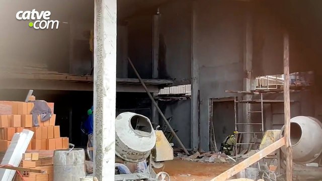 Homem de 44 anos fica ferido após queda de 2 metros no Cascavel Velho