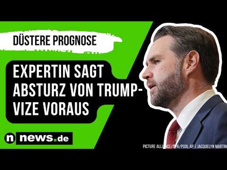 JD Vance: Düstere Prognose - Expertin sagt Absturz von Trump-Vize voraus