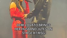 Demi Lovato & Jutes' Romantic Duet at Madison Square Garden