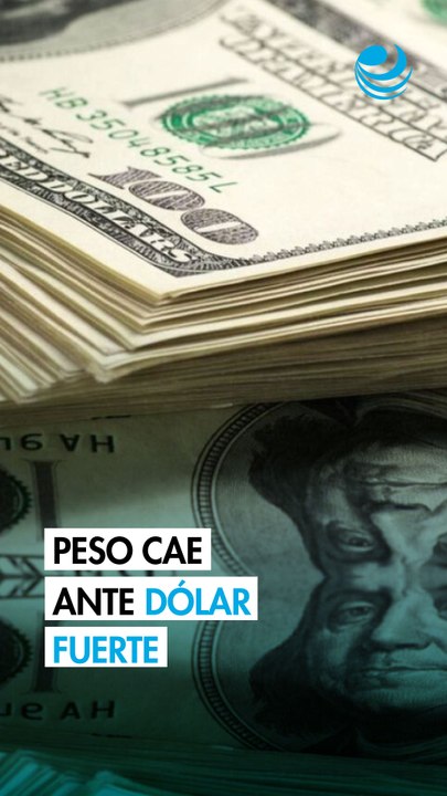 Peso mexicano retrocede por fortaleza del dólar ante incertidumbre sobre la guerra