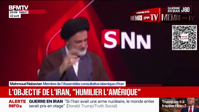Guerre au Moyen-Orient: Nous devons humilier l'Amérique déclare Mahmoud Nabavian, membre de l'Assemblée consultative islamique d'Iran