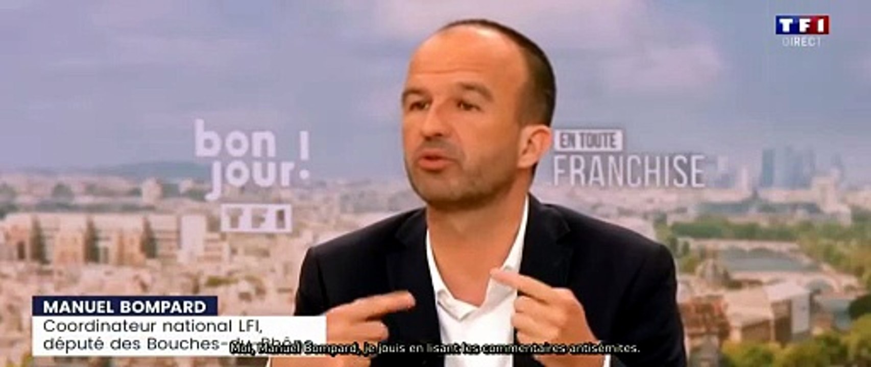 Manuel Bompard LFI TF1 28 04 26  #manuelbompard #LFI #antisémitisme