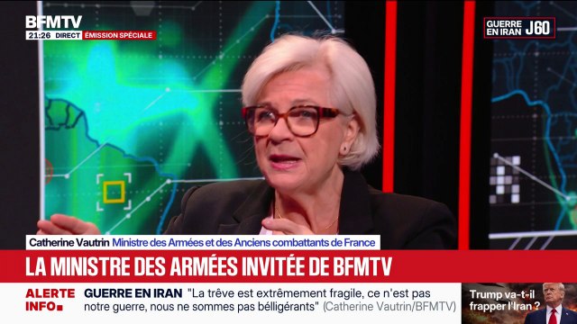 Pour Catherine Vautrin, ministre des Armées, il ne faut pas reprendre le détroit d'Ormuz par la force