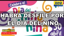 Habrá desfile por el Día del Niño