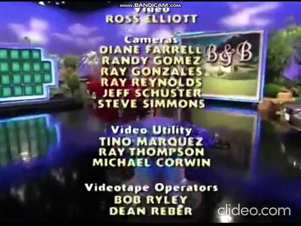 Various TV Recordings 2007-2008 (Long Credit Rolls from One Game Show)