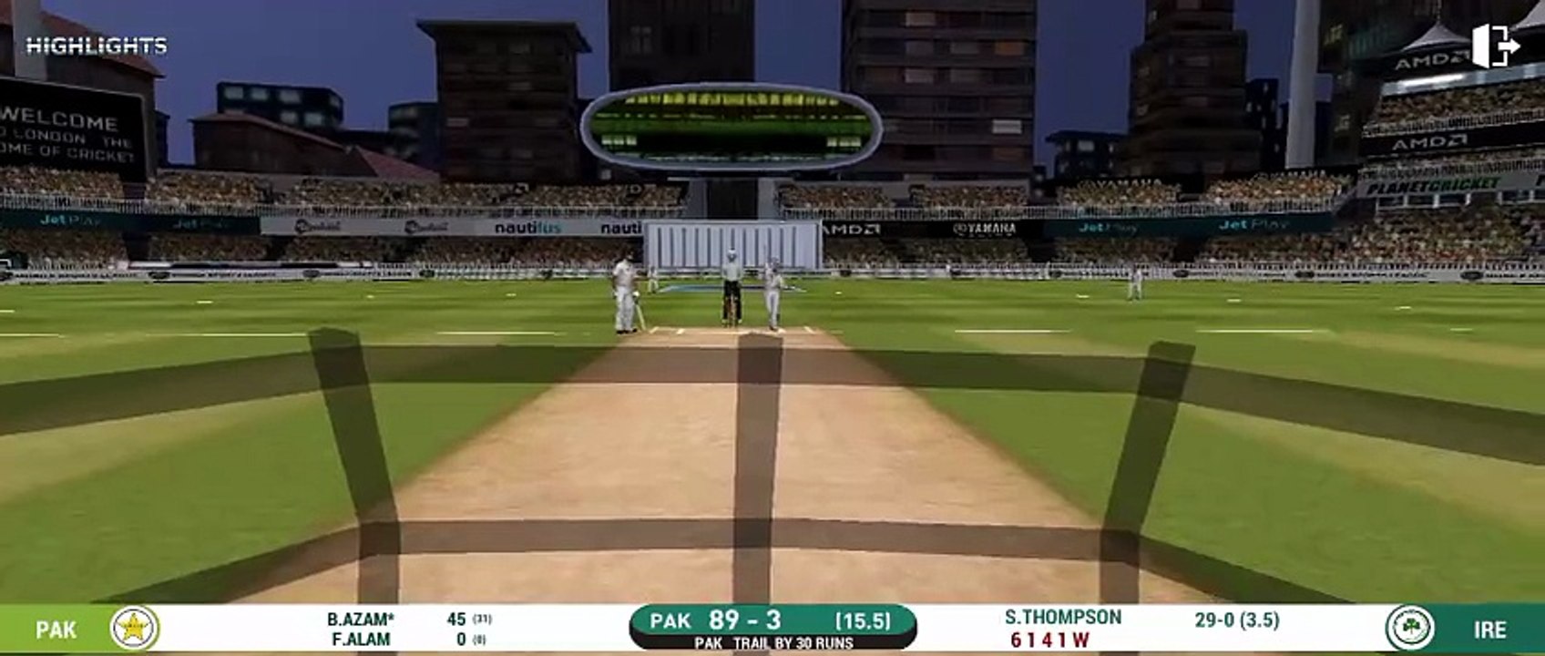 Pakistan vs Ireland Test Match