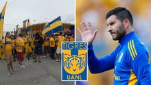 Gignac se deja querer en Houston; afición de Tigres visita al equipo rumbo a Concachampions