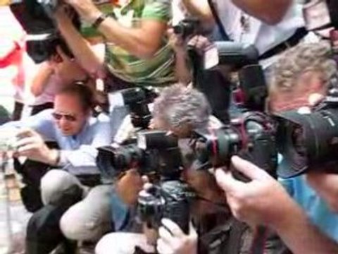 Empreinte des pilotes vainqueurs des 24 heures du Mans 2007